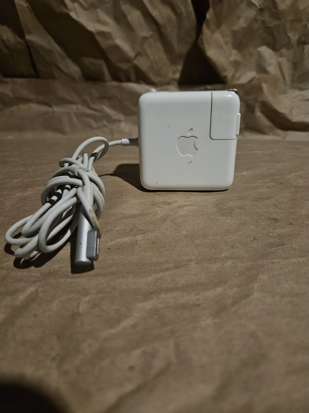 Apple White MagSafe Power Adapter with Attached Cable